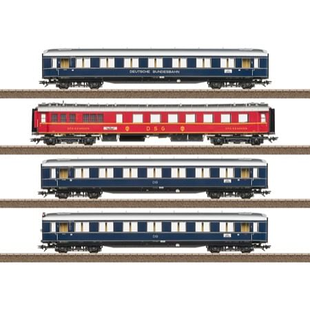 Schnellzugwagen-Set "F 41 Senator" DC