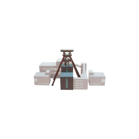Bausatz "Zeche Zollverein" Teil 1. - Schachthalle und Förderturm 
