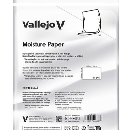 Feuchtigkeitspapier, 30 Stück 