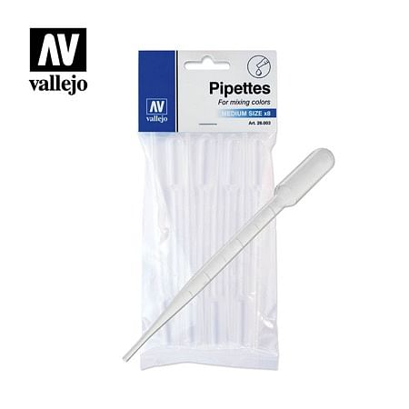 8 Pipetter,3 ml, mellemstørrelse 