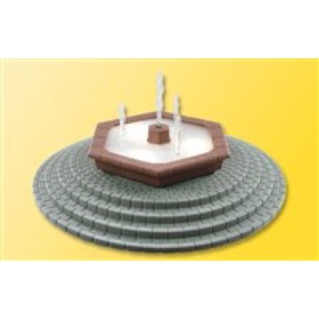 H0 Mehrstr.Zierbrunnen m. Bel 