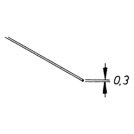 MS - Draht, d = 0,3 mm 