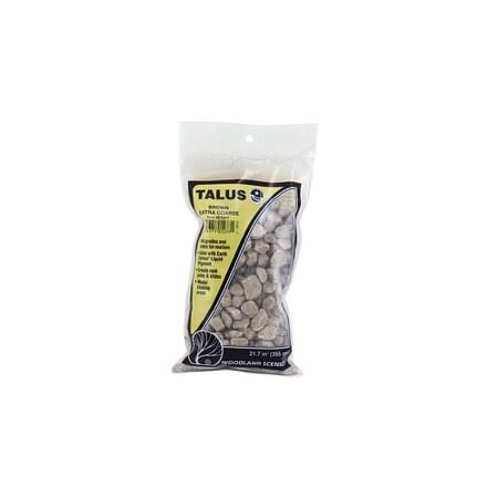 TALUS - Gesteinsbrocken, braun, extra grob 